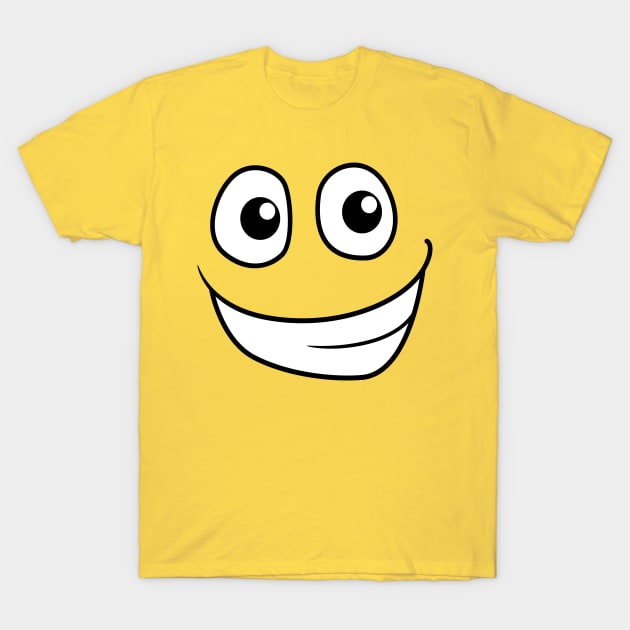 funny emoji cartoon face T-Shirt by MNZStar